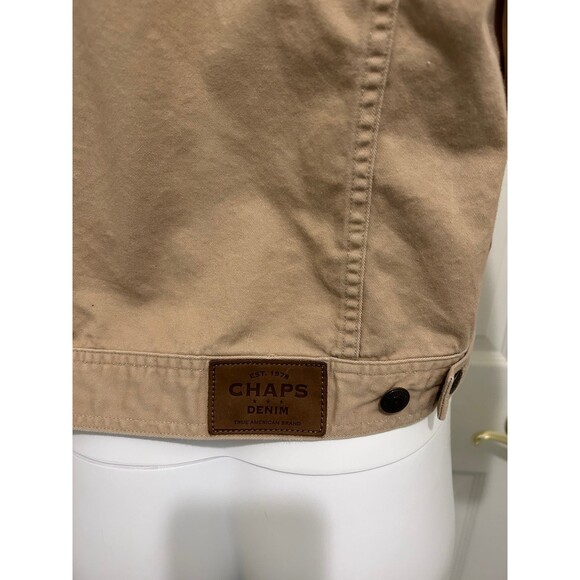 Chaps Tan womens Cropped Jacket - Picture 5 of 12